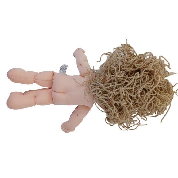First Edition 1991 Cabbage Patch Doll 13" Bendable Poseable Hair Hasbro Vintage - Picture 6 of 8